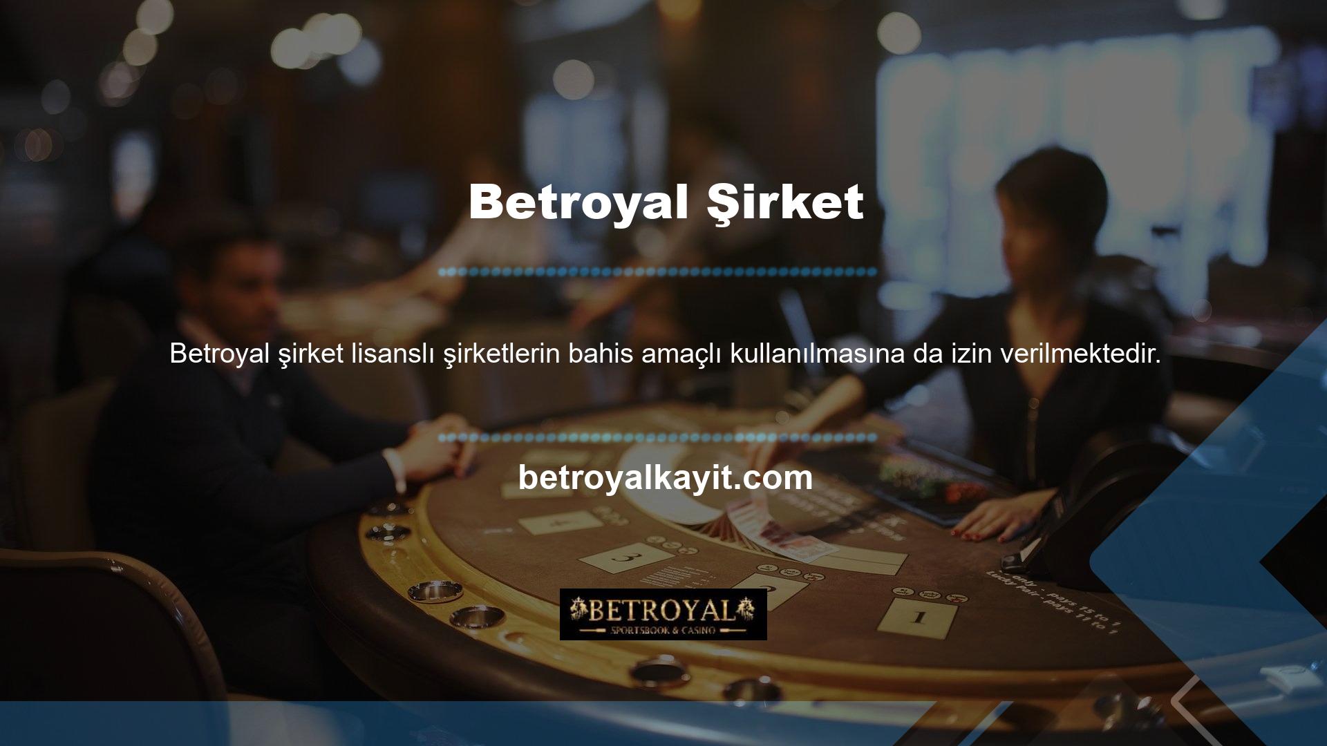 Ülkemizin casino canlı bahis sitesi Casino Betroyal birçok kullanıcı kategorisine yönelik lisanslı ve güvenilir bir hizmet sunmaktadır