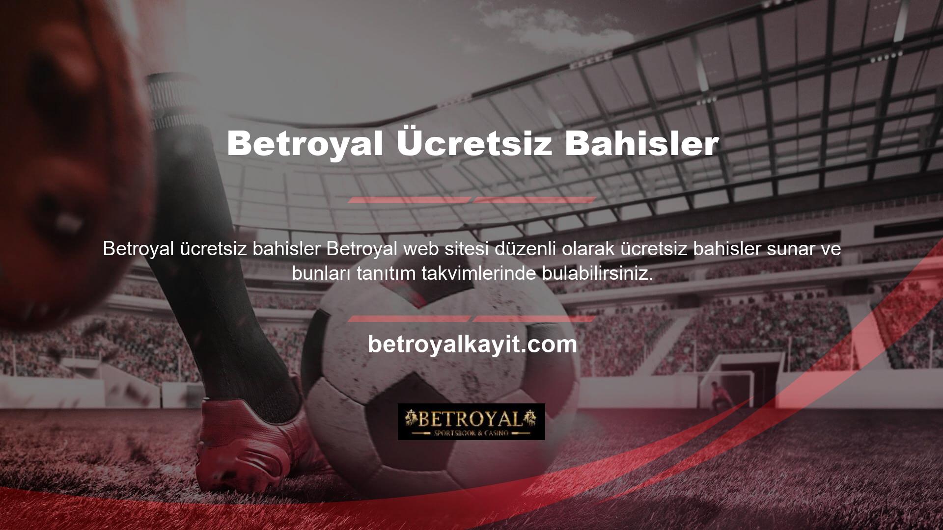 Bu ücretsiz bahisler, bahisçilere farklı bahis türlerini deneme ve en çok neyi sevdiklerini görme şansı verir