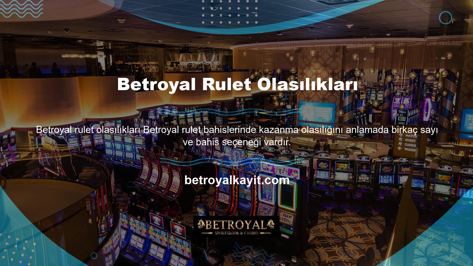 Betroyal rulet bahisleri yüksek oranlarda siyah bir sayıya bahse girebilir